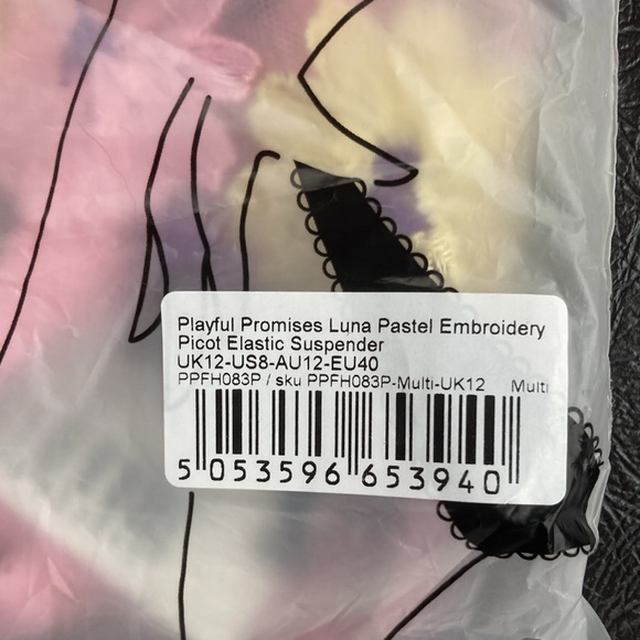 Playful Promises Luna set— bra, brief and suspender, NWT - Picture 5 of 9